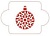Трафарет "Новогодний шарик, МДНГ-18", 10х10 см ("Дизайн Трафарет") купить в интернет-магазине ФлориАрт