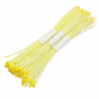 Тычинки с жёлтыми мелкими головками на светло-жёлтой нити 150 шт купить в интернет-магазине ФлориАрт