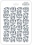 Трафарет фоновый ФН-42, 16х22 см ("Дизайн Трафарет") купить в интернет-магазине ФлориАрт