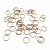 Соединительные колечки, диаметр 8 мм, цвет бронза (уп. 50 шт.) купить в интернет-магазине ФлориАрт