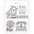 Трафарет прямоугольный "Дом, РМ-30", 22х31 см ("Дизайн Трафарет") купить в интернет-магазине ФлориАрт