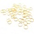 Соединительные колечки, диаметр 8 мм, цвет желтое золото (уп. 50 шт.) купить в интернет-магазине ФлориАрт