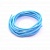 Шнур кожаный круглый, голубой (2 мм, 1 м) купить в интернет-магазине ФлориАрт