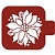 Трафарет "Пуансеттия, М9Нг-26", 9х9" см ("Дизайн Трафарет") купить в интернет-магазине ФлориАрт