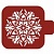 Трафарет "Снежинка, М9Нг-80", 9х9 см ("Дизайн Трафарет") купить в интернет-магазине ФлориАрт