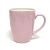 Кружка керамическая 350 мл, цвет нежно-розовый купить в интернет-магазине ФлориАрт