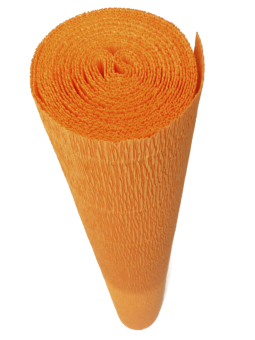 Гофрированная бумага 180г, цвет оранжевый (581) купить в интернет-магазине ФлориАрт
