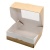 Крафт коробка-пенал из картона с прозрачным окошком, 10х8х3 см купить в интернет-магазине ФлориАрт