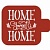 Трафарет "Home sweet home М9Нп-38", 9х9 см ("Дизайн Трафарет") купить в интернет-магазине ФлориАрт