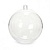 Шар пластиковый разъемный, диаметр 8 см купить в интернет-магазине ФлориАрт