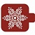 Трафарет "Снежинка, М9Нг-41", 9х9 см ("Дизайн Трафарет") купить в интернет-магазине ФлориАрт