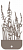 Трафарет-маска "Цветы, НМС-13", 10х23 см ("Дизайн Трафарет") купить в интернет-магазине ФлориАрт