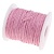 Шнур вощеный розовый 1мм, 1м.пог. купить в интернет-магазине ФлориАрт